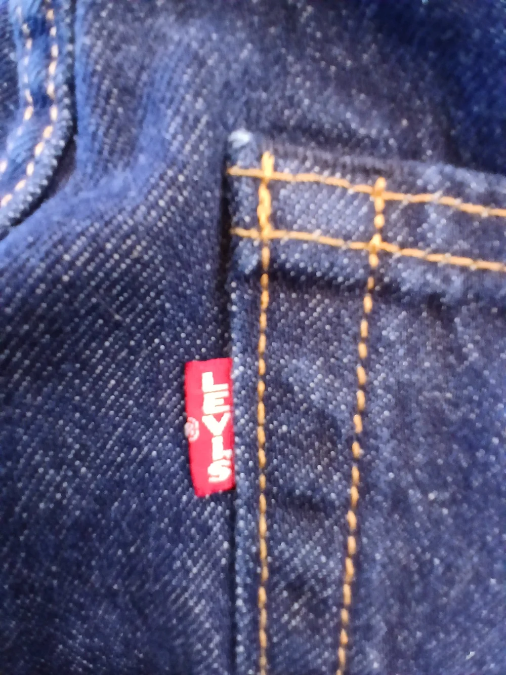 Big E Levi's 555 32Wx30L Navy Straight-Leg Men's Jeans ..#2
